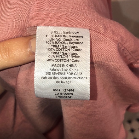 HEARTLOOM NWOT dusty rose cold shoulder dress - Picture 4 of 5